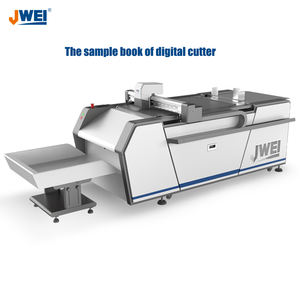 Le livre d'échantillons de la boîte en carton ondulé JWEI faisant la machine de découpe à plat de plate-forme de boîte en carton - Product Image 2