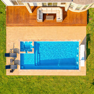 Piscina Familiar de Acrílico de Lujo para Exteriores, Tipo Mar, con Logotipo Personalizado, para Villas y Resorts, de Fibra de Vidrio Resistente a los Rayos UV - Product Image 1