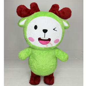Divertido inflable Losto Strawberry Bear Cartoon Mascot Costume Toy Story para adultos - Product Image 6