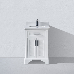 Mobile <span class=keywords><strong>bagno</strong></span> da 36 pollici moderno con porta Shaker maniglia nera e bordo curvo 36 pollici <span class=keywords><strong>bagno</strong></span> vanità <span class=keywords><strong>mobili</strong></span> - Product Image 2