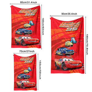 Telo Mare ChamXue all'ingrosso con Stampa Auto <span class=keywords><strong>Cartone</strong></span> <span class=keywords><strong>Animato</strong></span>, Poncho da Spiaggia per Bambini, Asciugatura Rapida, Assorbente, Anti-Sabbia, per Piscina e Bagno - Product Image 5