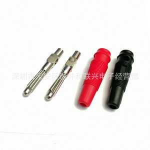 ขั้วต่อสายไฟแบบกล้วยทองแดง 4 มม. ชุบนิกเกิล สำหรับการทดสอบกระแสไฟสูง - Product Image 2
