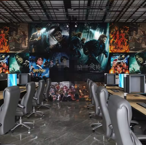 Fondo de póster de película mágica 3D Mural Peel and Stick papel tapiz de dibujos animados - Product Image 3