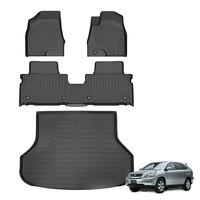 Accessoires d'intérieur de voiture 3D TPE Tapis de sol de voiture Doublure de sol pour Toyota Harrier 30 Harrier 60 Harrier 80 Tapis de voiture