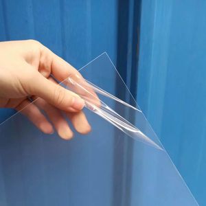 <span class=keywords><strong>Film</strong></span> de protection transparent auto-adhésif en PE de 50 cm de large, moulage par soufflage, facile à déchirer, adhésif temporaire, couverture de surface souple, vente en gros - Product Image 5