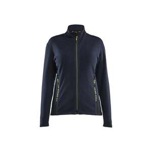 Blaklader-476610108633L เสื้อไมโครฟลีซของผู้หญิงสีน้ำเงินเข้ม/7330509920329 Hi-Vis เหลือง - Product Image 3