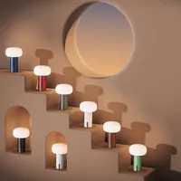 बेडरूम फर्नीचर विचार माल यूएसबी रिचार्जेबल Dedside सजावट डेस्क टेबल लैंप उपहार आइटम के लिए एलईडी टेबल प्रकाश lampe डिजाइन