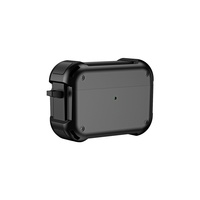 AP001 Bölünmüş Tasarım Darbeye Dayanıklı Manyetik Sert PC Anti-düşme Kulaklık Koruma Kılıfı, Airpods Pro 3 2 için Karabina ile