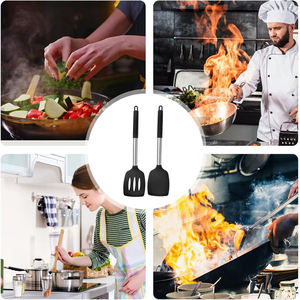 Espátula de Silicona con Agarre Cómodo, Resistente al Calor, Apta para Lavavajillas/Microondas/Horno, Diseño Moderno para Cocinar - Product Image 6