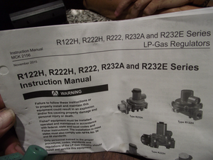 Régulateurs de gaz GPL Fisher Type R222 Série Deuxième Étape Haute Capacité pour Usage Résidentiel et Commercial Léger - Product Image 4