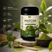 Poudre de Matcha Ceremonial Grade Antioxydant Énergisant à Base de Plantes, Marque Privée OEM, Vente en Gros Direct Usine Chine