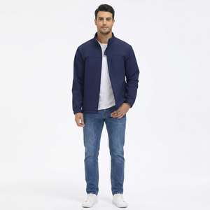 Waterproof Breathable Canvas Hooded Autumn Outdoors Zipper Closure Pakistan Made Men's <b>Lightweight</b> Softshell <b>Jackets</b> - Product Image 1