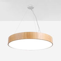 Suspension LED nordique à anneau creux, CRI élevé, anti-éblouissement, pour boutique de vêtements, supermarché, éclairage décoratif