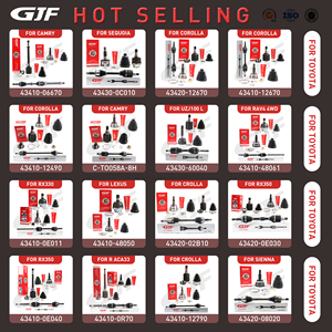 GJF-eje de transmisión izquierda y derecha para coche, pieza de transmisión automática de una parada, eje cv para Toyota Corolla ZZE12 <span class=keywords><strong>ALTIS</strong></span> WISH 1,8 2001- C-TO055A-8H - Product Image 2