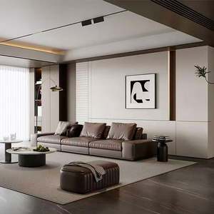 Meuble TV de style moderne haut de gamme pour la maison, meubles en bois sur mesure pour hôtel, appartement, séjour, fabrication - Product Image 3