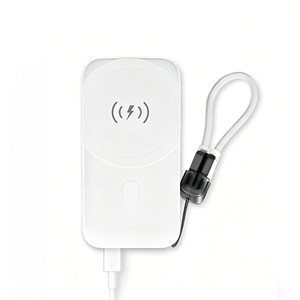 65W GaN Ultra-Dünnes Schnellladegerät All-in-One Magnetische Kabellose Powerbank mit PD 3.0 SCP & OTP Schutz 2 Typ-C Anschlüsse - Product Image 1
