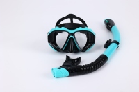 Masque de plongée et tuba colorés pour adultes Ensemble d'équipement de plongée sous-marine professionnel