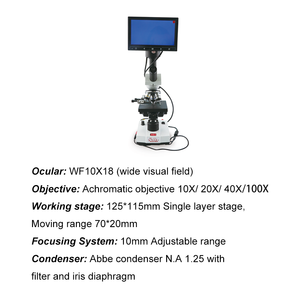<span class=keywords><strong>Microscope</strong></span> vétérinaire chauffant Musyder 1600X avec écran LCD-<span class=keywords><strong>Microscope</strong></span> vidéo HD à température réglable pour l'analyse du sperme - Product Image 5