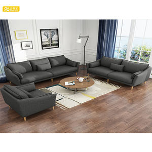 <span class=keywords><strong>Sofa</strong></span> 2 tempat duduk nyaman: Set <span class=keywords><strong>Sofa</strong></span> kain kayu ruang tamu terlaris dengan furnitur grosir murah - Product Image 2