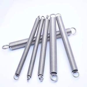 Resorte de extensión de metal delgado y largo de acero de 2 mm y 3 mm con gancho, OEM ODM - Product Image 2