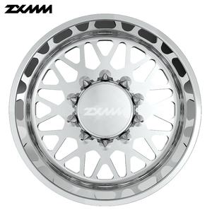 عجلات مخصصة بـ 8 أو 10 فتحات، مقاس 8×200 و8×165.1، 22 و24 و26 و28 و30 بوصة، فاخرة ومصنوعة بالحدادة ومصقولة بالكروم لسيارات فورد F350 وF450 ودودج 20 - Product Image 5