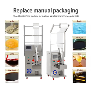 Small Popsicle Water Bag Packaging Machine Beverage Jelly Stick Flow Water Juice Filling and <b>Sealing</b> Packaging Machine - Product Image 3