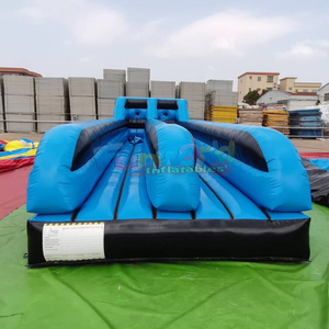 Juegos inflables comerciales de doble carril para carreras de bungee, tipo Baltimore, para deportes interactivos, en venta. - Product Image 3