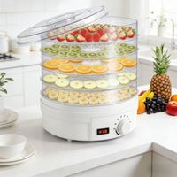 Commerciële kookapparatuur 5-laags voedseldroger voor het luchtdrogen van fruit, groenten, vlees, jerky en dierenvoer