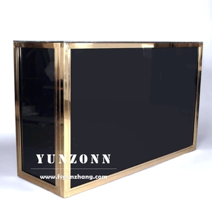 Mostrador de barra de lujo de acero inoxidable blanco para exteriores comercial Barra LED <span class=keywords><strong>Soho</strong></span> portátil para bodas y clubes - Product Image 5