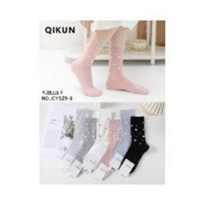 Calze di puro cotone abbinato al colore leggero e traspirante morbido alla caviglia stampa Premium per uso estivo primavera inverno - Product Image 1