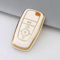Funda Protectora de TPU Premium para Llave de Coche Ford Focus Mondeo Kuga Edge, Compatible con Control Remoto Inteligente de Cinco Botones, Proveedor Mayorista