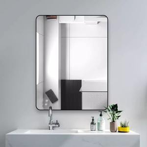 Espejo de baño rectangular no perforado <span class=keywords><strong>autoadhesivo</strong></span> montado en la pared y pegado en la pared para inodoro - Product Image 3