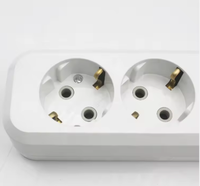 Prise de courant standard européenne personnalisable, auto-câblage, 16A, broche ronde, adaptée à un usage domestique ou de bureau