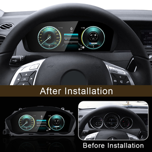 HFMidia para Mercedes Benz Clase C W204 NTG 4.5, Panel de Instrumentos Digital LCD para Automóvil, Pantalla QLED de 12.3 Pulgadas, Sistema Linux - Product Image 4