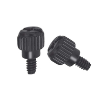 Vis moletées pour boîtier d'ordinateur (filetage 6-32) Vis à molette pour boîtier d'ordinateur PC, pour couvercle/alimentation/emplacements PCI/disques durs
