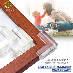 Miếng Bảo Vệ Góc Cạnh Chống Góc Cho Trẻ Em Bằng Cao Su Nhựa Mềm Góc Phải Cho Đồ Nội Thất Bàn Kính - Product Image 6