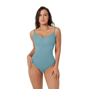 Hot Sale Hexin Wholesale Slimming Body Shaper Tummy Trimmer Breathable Seamless Shapewear Bodysuit For Women