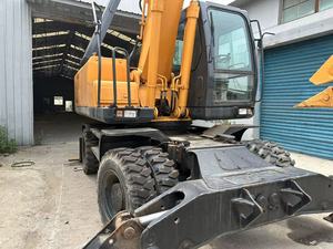 Offre Spéciale Prix Abordable HYUNDAI 210W-7 Excavatrice sur Pneus Hydraulique d'Occasion 21 Tonnes Modèle 2022 Moteur Original Fabriqué en Corée Pompe Engrenage - Product Image 3