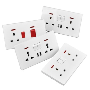 6 Enchufes Europeos Planos Con Destornillador, Fácil De Instalar, Enchufe Plano (220 V, 2,5 A), Uso De Material De Seguridad, Color Blanco