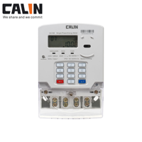 Compteur d'électricité prépayé monophasé électronique en gros, conforme à la norme DLMS, grand écran LCD, garantie de 18 mois pour usage résidentiel