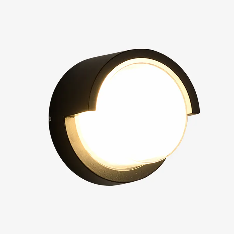 CE Outside LED Wall Light External Wall Light 12W Round Outdoor Wall lamp