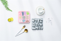 Moules à gâteau en silicone antiadhésifs à thème plage, réutilisables, de qualité alimentaire, mignons, en silicone magnétique pour chocolat, bonbons et glaces DIY