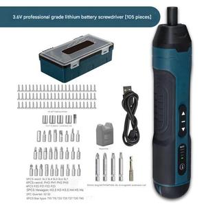Portable USB Rechargeable Cordless Screwdriver, Multifunctional <b>Power</b> <b>Tool</b> With Light, 3.7V, 48 Bits for DIY LS3603 DIY <b>Power</b> Sc - Product Image 6