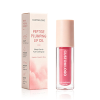 Cruelty-free fruitkleurveranderende lipoliën private label hydraterende veganistische volumevergrotende transparante lipoliën tint glow