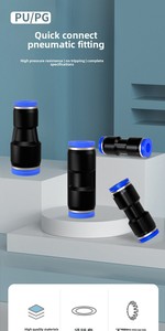 Conector Neumático Rápido ZCKM Push Connect Fitting BSPT <span class=keywords><strong>1</strong></span>/8" <span class=keywords><strong>1</strong></span>/<span class=keywords><strong>4</strong></span>" Rosca Macho Niquelado Plástico + Acero Inoxidable - Product Image 4