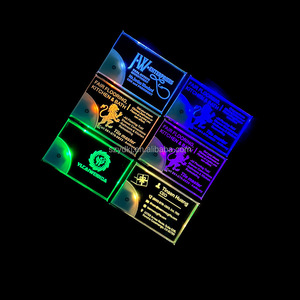 Chất lượng cao Thiết kế tùy chỉnh Led Acrylic sáng thẻ kinh doanh độc đáo và sáng tạo thẻ kinh doanh - Product Image 3