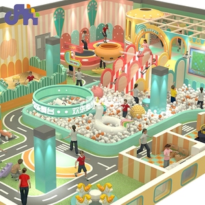 Domerry สนามเด็กเล่นในร่มและเด็กวัยหัดเดินอุปกรณ์ในสวนเพื่อการผจญภัยในเชิงพาณิชย์สไตล์สไลด์พลาสติก - Product Image 1