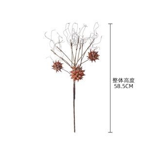 Branche artificielle de fruit d'érable Cupid's Name, blanc, orange, café, vert, en plastique, pour décoration de mariage, branche unique MW89107 - Product Image 4