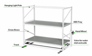 Kygreenhouse Sistema vertical hidropónico Dos estantes de cultivo Teir para cáñamo médico - Product Image 2