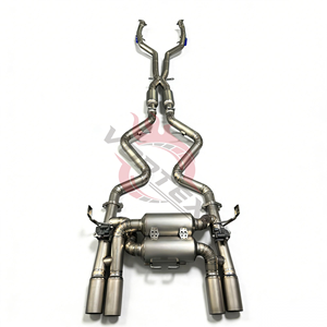 Vortex ระบบท่อไอเสียสเตนเลสสตีลแบบ catback วาล์วอิเล็กทรอนิกส์ valvetronic ควบคุมระยะไกลสำหรับ M3 E92 E93 4.0L โรงงาน - Product Image 1
